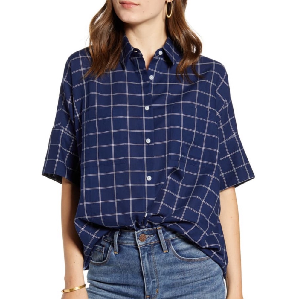 Courier Double Windowpane Shirt